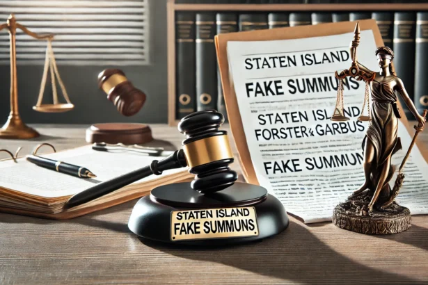 staten island attorney forster and garbus fake summons