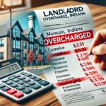 muncie indiana landlord overcharging fees