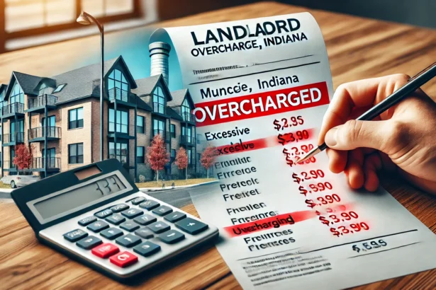 muncie indiana landlord overcharging fees